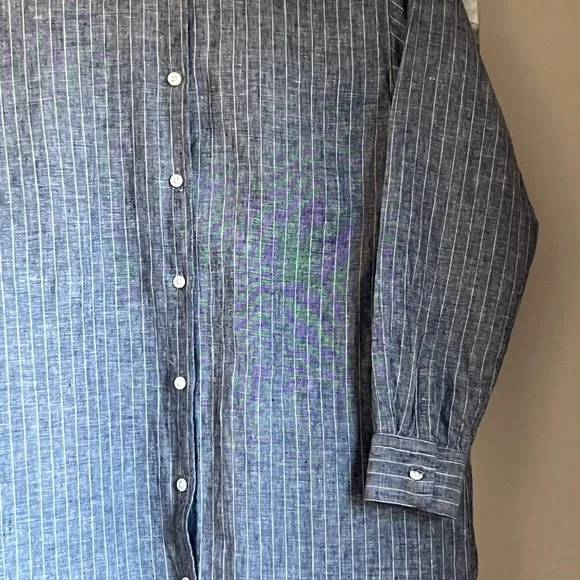 Muji Linen Shirt Dress - Picture 4 of 7